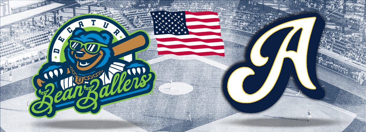 Decatur Bean Ballers at Lafayette Aviators - Military Appreciation & First Responders Day