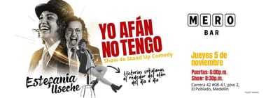 ESTEFANÍA USECHE: YO AFÁN NO TENGO (EN MERO BAR)