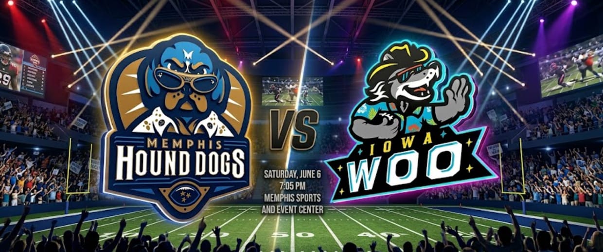 Memphis Hound Dogs vs Iowa Woo