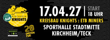 Kreisbau Knights vs. ETB Miners
