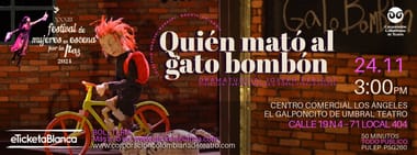 FESTIVAL DE MUJERES EN ESCENA POR LA PA 2024 OBRA:?QUIEN MATO AL GATO BOMBON?