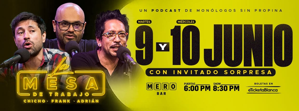 LA MESA DE TRABAJO EN VIVO EN MERO BAR