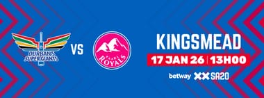 Durban's Super Giants vs Paarl Royals