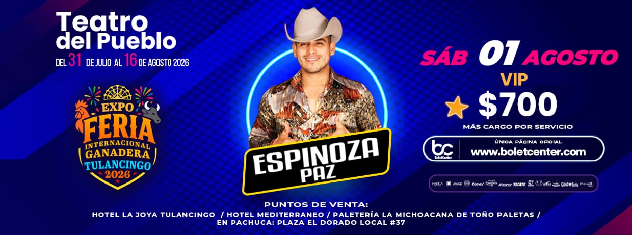 ESPINOZA PAZ 01/08/2026