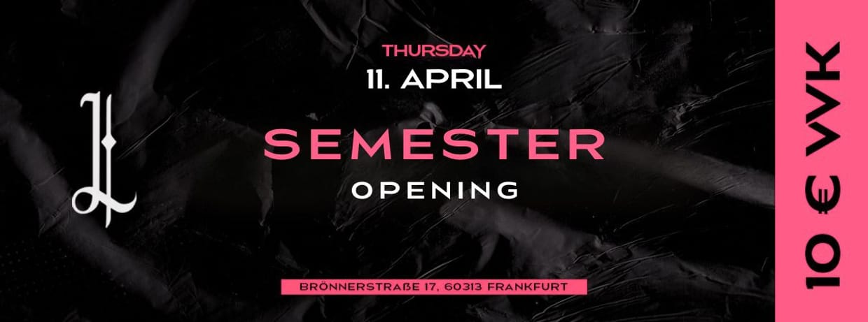 Semester Opening Party