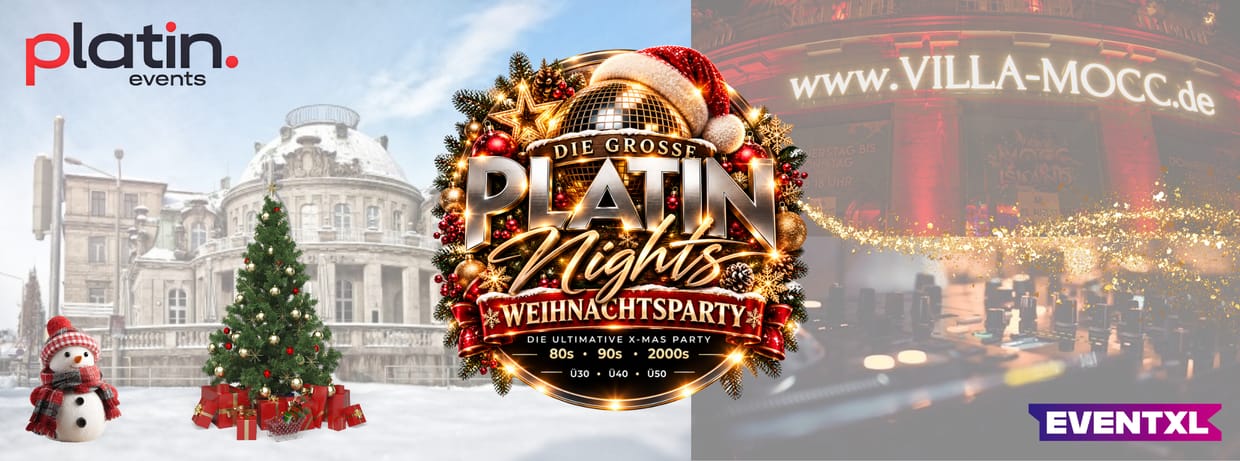 die große PLATIN Nights Weihnachtsparty ⭐️ Zwickau