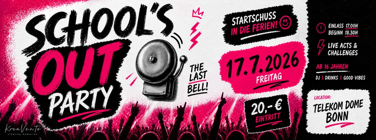 DIE LETZTE STUNDE – SCHOOL’S OUT PARTY