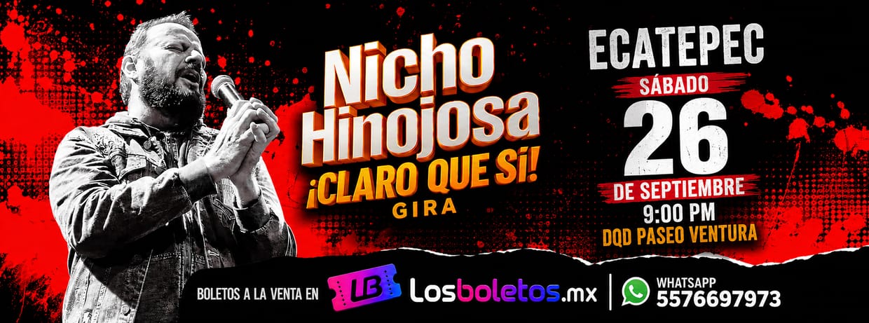 Nicho Hinojosa en Ecatepec        ¡Claro que sí!