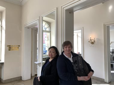 Frithjof Greiner und Zhou Lu