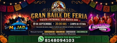 FIESTA PATRONAL SAN MATEO 2026