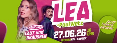 LEA & PaulWetz beim radio TOP 40 LAUT und DRAUSSEN Open-Air