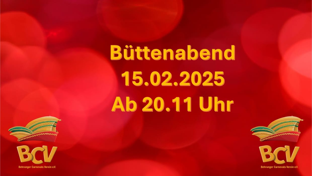 Ausverkauft- Büttenabend