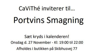 CaViThe - Portvinsmagning d. 27 november 