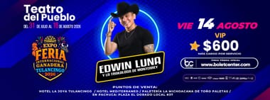 EDWIN LUNA Y LA TRAKALOSA DE MONTERREY 14/08/2026