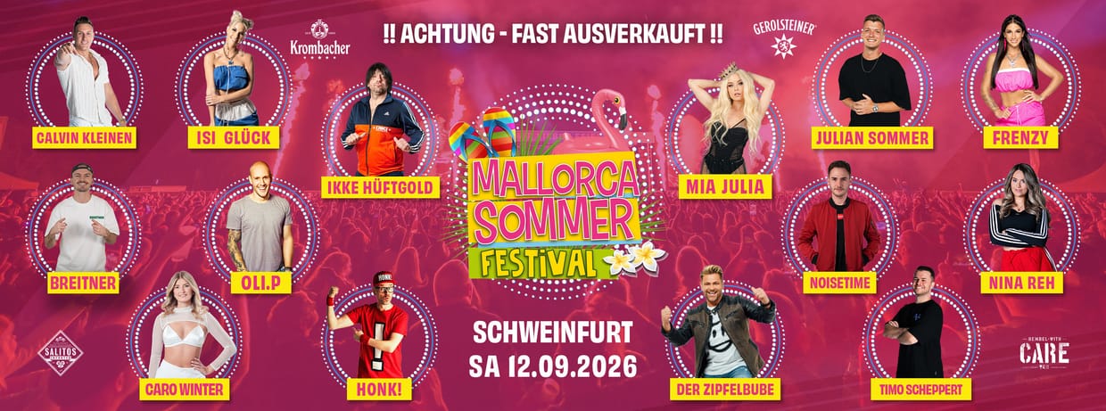 Mallorca Sommer Festival Schweinfurt 2026