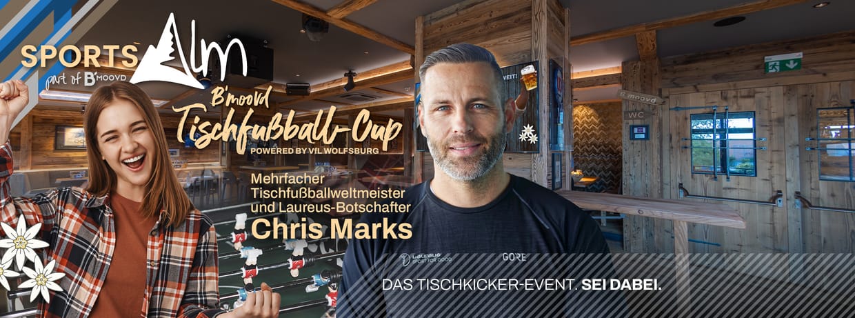 1. B`moovd Tischfußball-Cup powered by VfL Wolfsburg