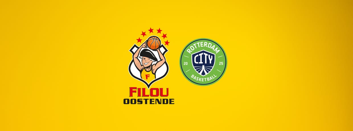 Filou Oostende - Rotterdam City Basketball