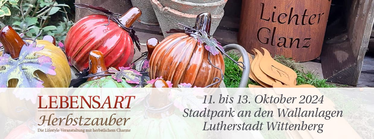 LebensArt Herbstzauber Lutherstadt Wittenberg - An den Wallanlagen