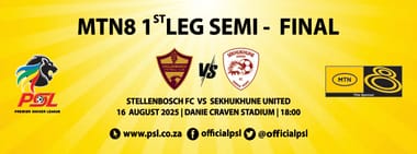 Stellenbosch FC vs Sekhukhune United FC (MTN8 Semi-Final 1st Leg)