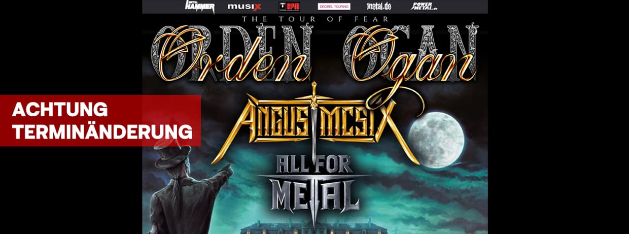 Orden Ogan, Angus McSix, All for Metal • 16.02.2025 Geiselwind