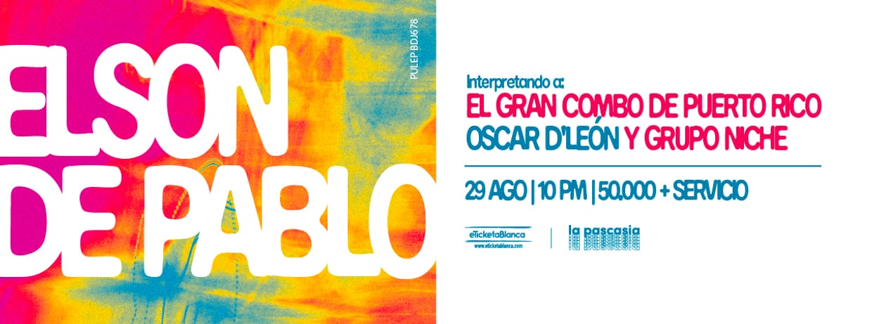 EL SON DE PABLO INTERPRETANDO EL GRAN COMBO DE PUERTO RICO, OSCAR D'LEÓN Y GRUPO NICHE