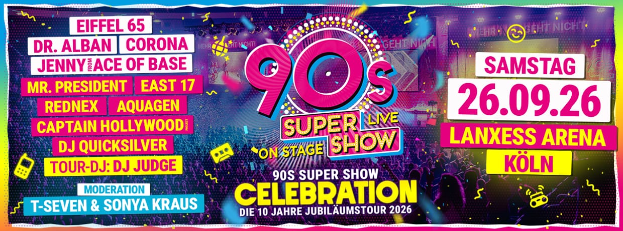 90s Super Show Köln 2026
