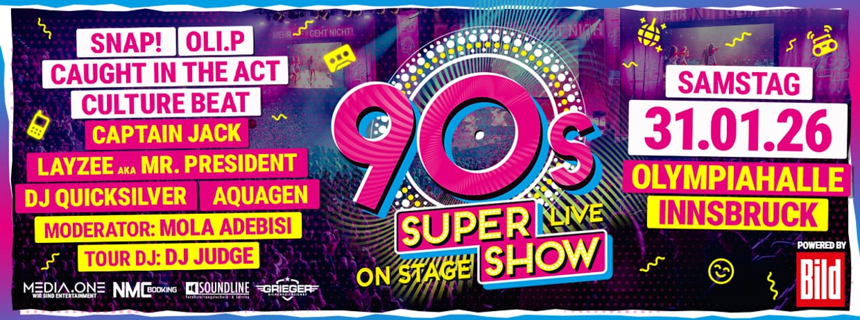 90s Super Show Innsbruck 2026