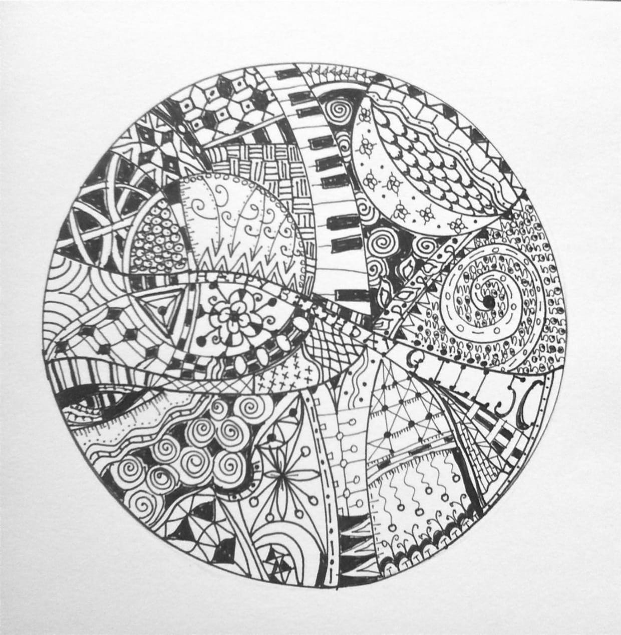 Zentangles - mindful tekenen