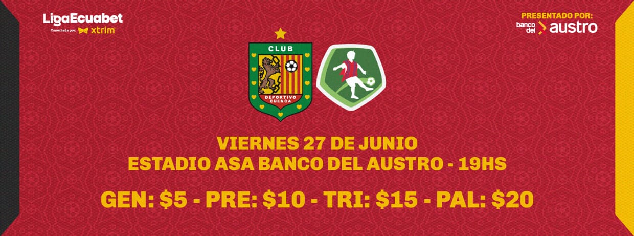 DEPORTIVO CUENCA VS MUSHUC RUNA