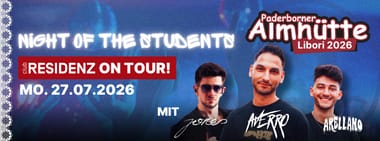 Night of the Students mit Live-DJs