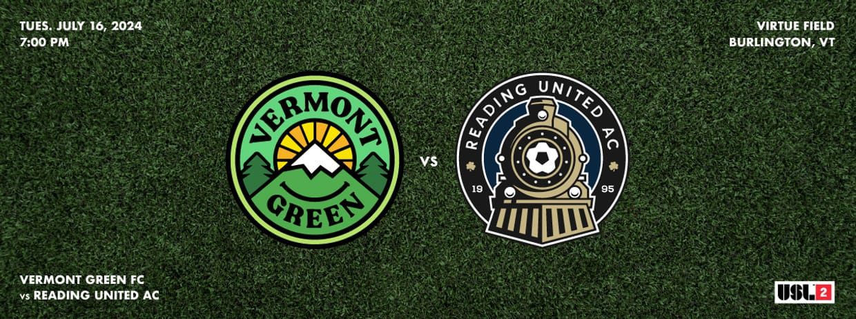 Vermont Green FC vs Reading United AC