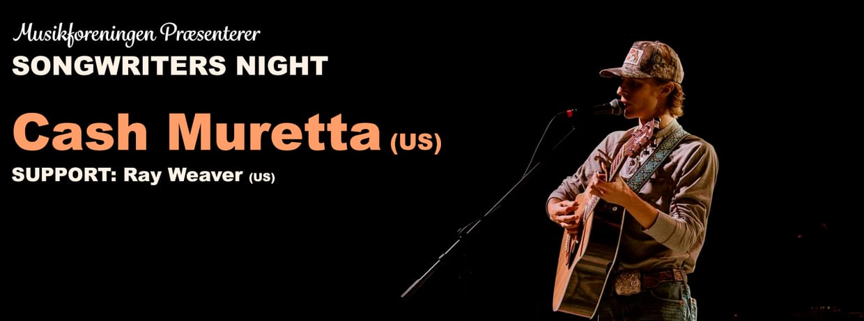 Songwriters Night Med Cash Muretta (US)
