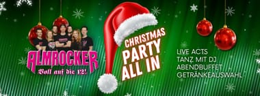 Christmas Party All In mit den Almrockern