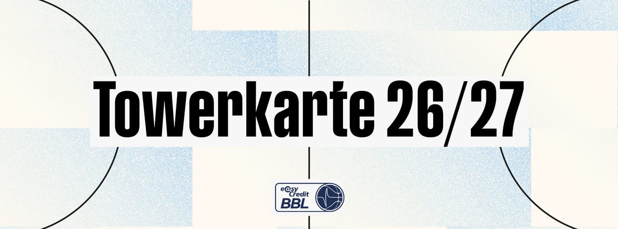 TOWERKARTE easyCredit BBL 26/27