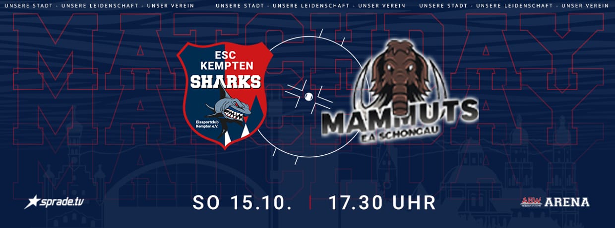 MATCHDAY vs. EA SCHONGAU MAMMUTS