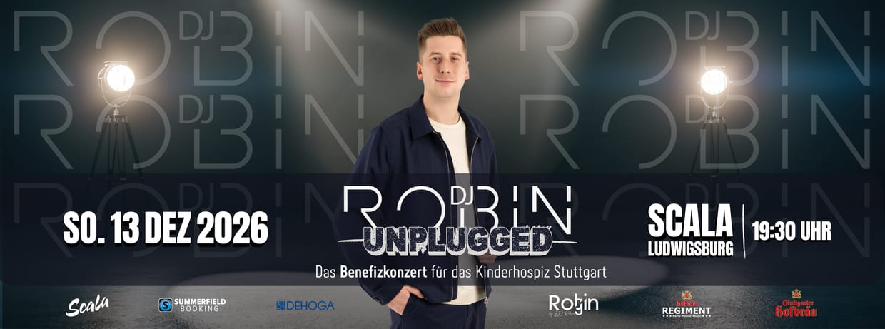 DJ Robin Unplugged – Das Benefizkonzert für das Kinderhospiz Stuttgart