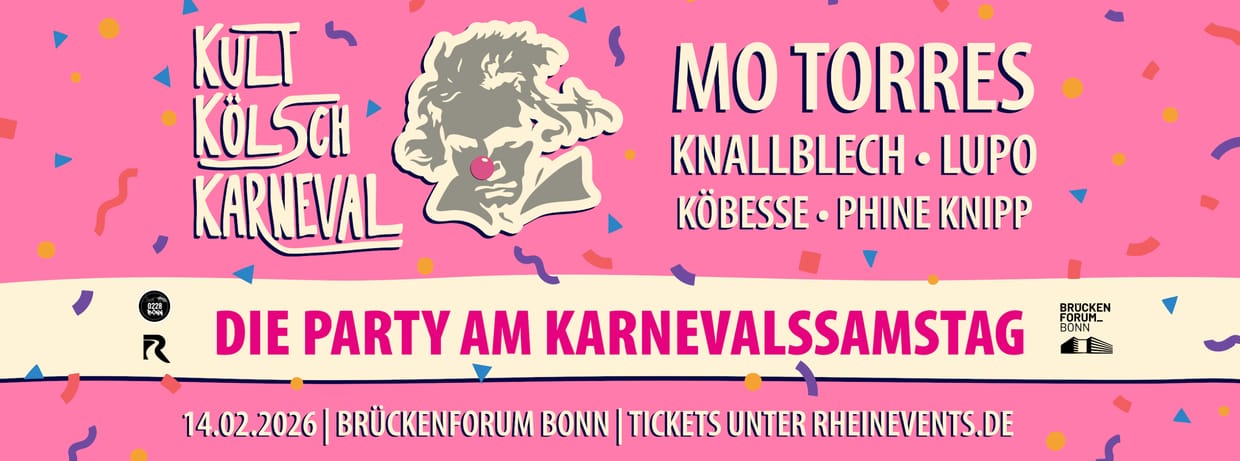 KULT KÖLSCH KARNEVAL! Karnevalssamstag im Brückenforum