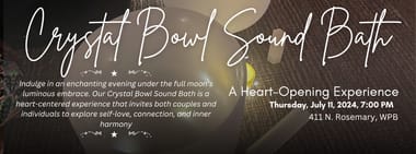 Special Evening Crystal Bowl Sound Bath at FSH