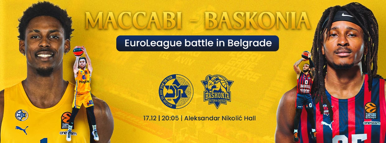 Maccabi Playtika Tel Aviv - Saski Baskonia