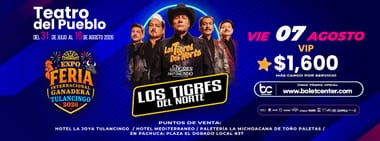 LOS TIGRES DEL NORTE 07/08/2026