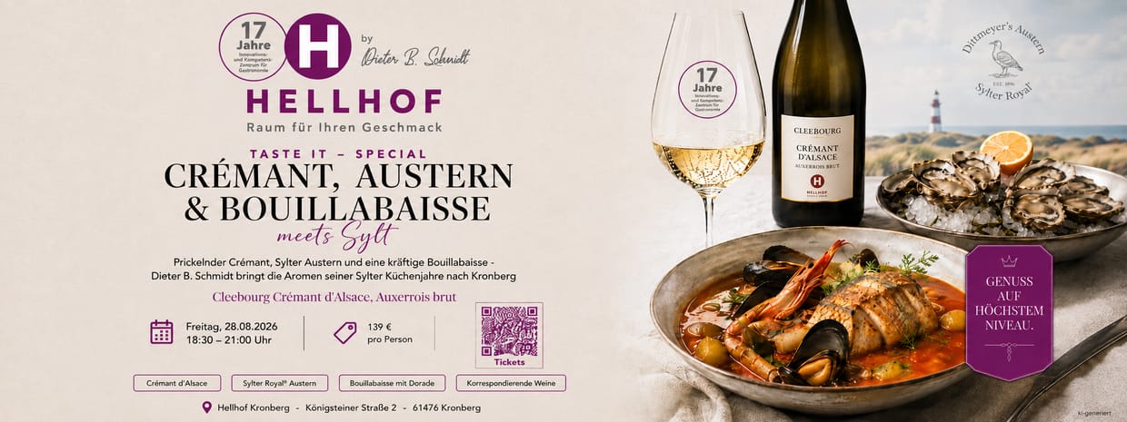 Crémant, Austern & Bouillabaisse meets Sylt