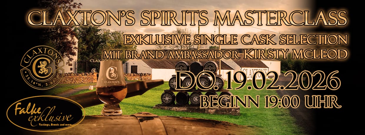 Claxton´s Spirits Masterclass Tasting 2026