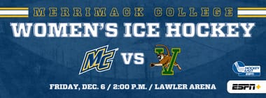 Women's Ice Hockey vs. Vermont