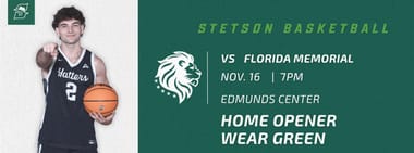 Stetson Men's Basketball vs Florida Memorial