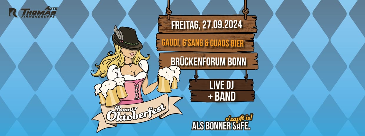 Bonner Oktoberfest | Oktoberfest Party Brückenforum Bonn