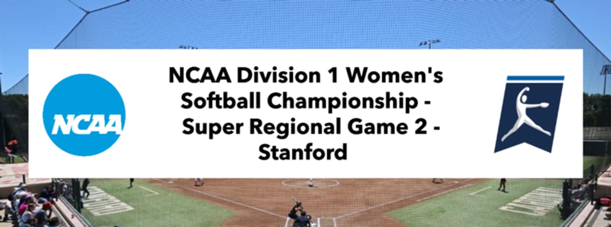 NCAA Division 1 Women's Softball Championship- Super Regional Game 2-Stanford