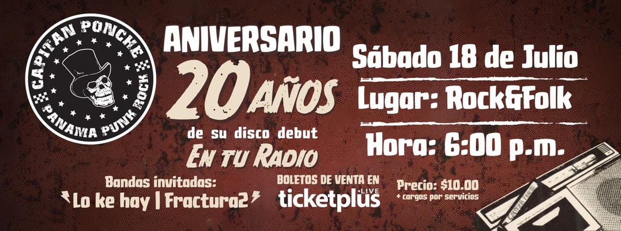 CAPITAN PONCHE - ANIVERSARIO 20 AÑOS