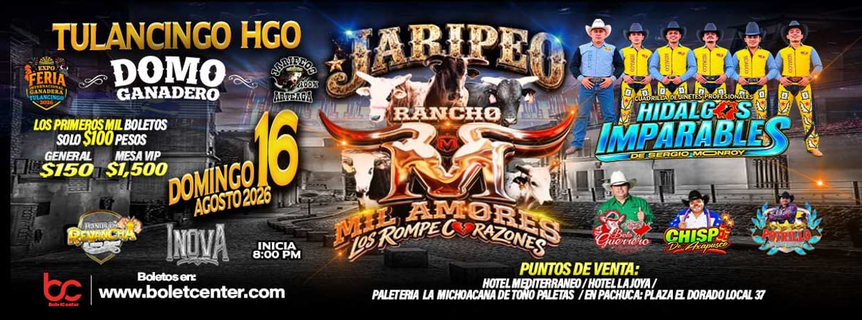 JARIPEO 16/08/2026