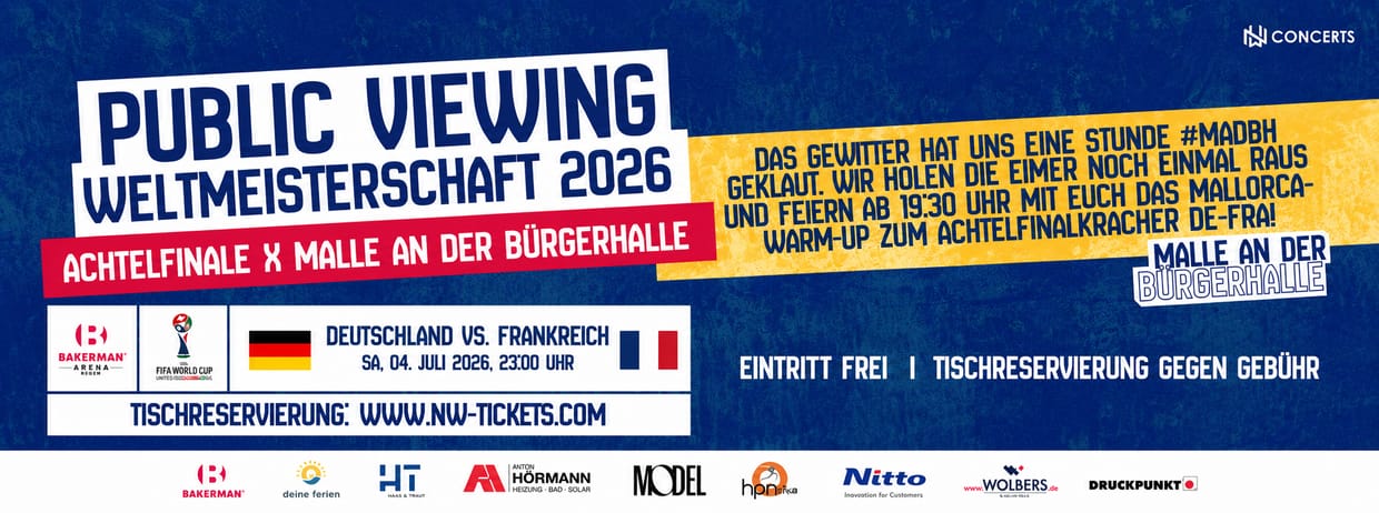 Public Viewing Gronau Achtelfinale 
