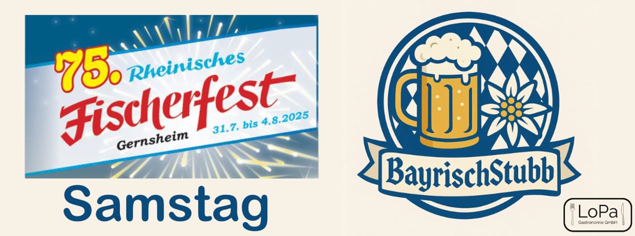 Samstag | Bayrisch Stubb und Strecks Biergarten auf dem Fischerfest 2025